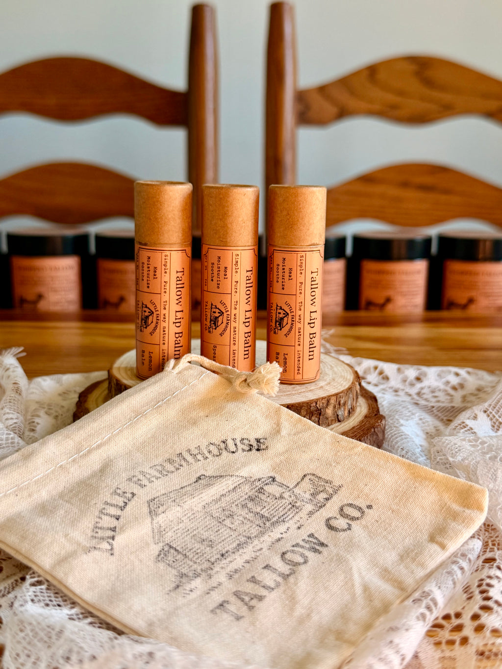 Tallow Lip Balm Trio