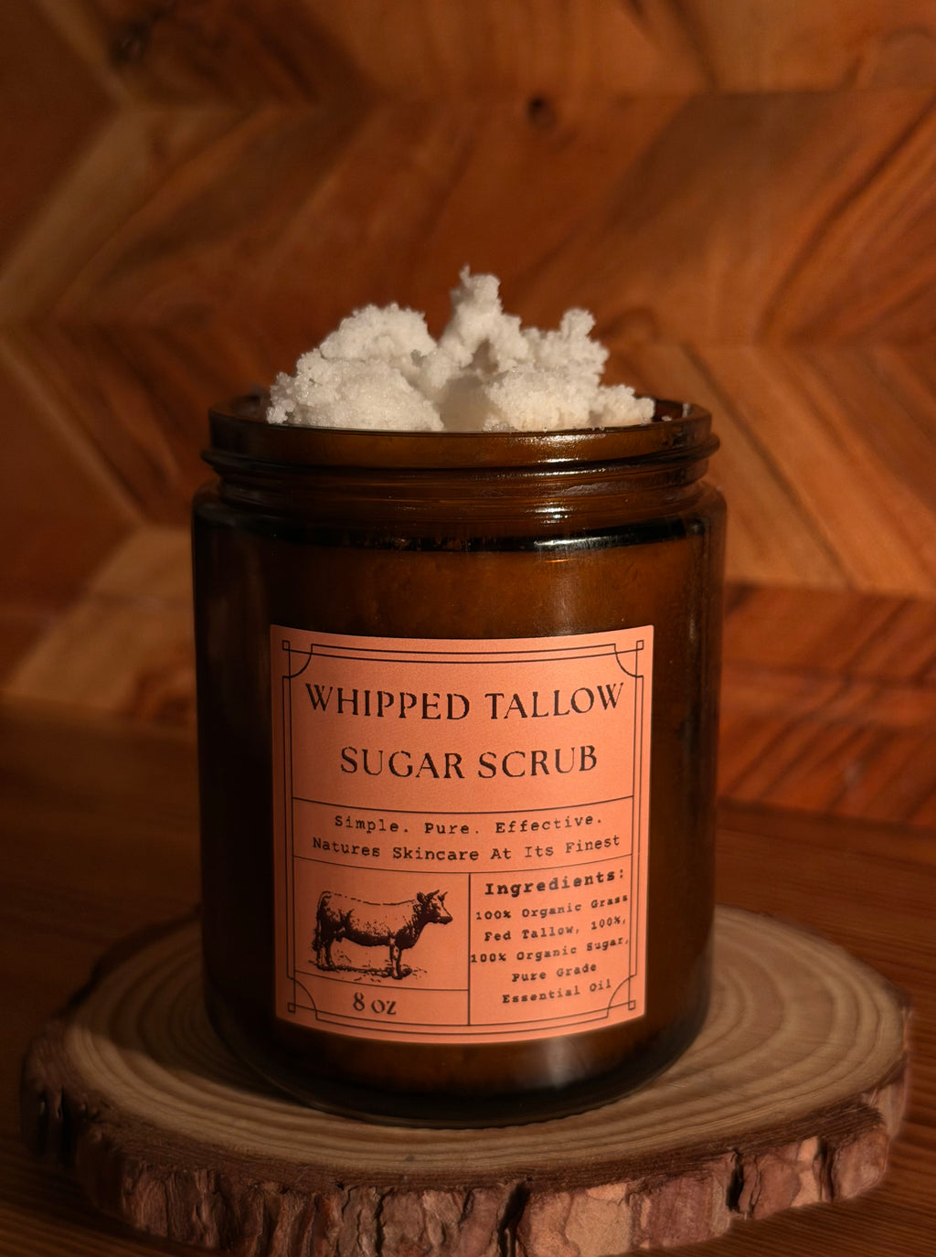 Whipped Tallow Sugar Scrub