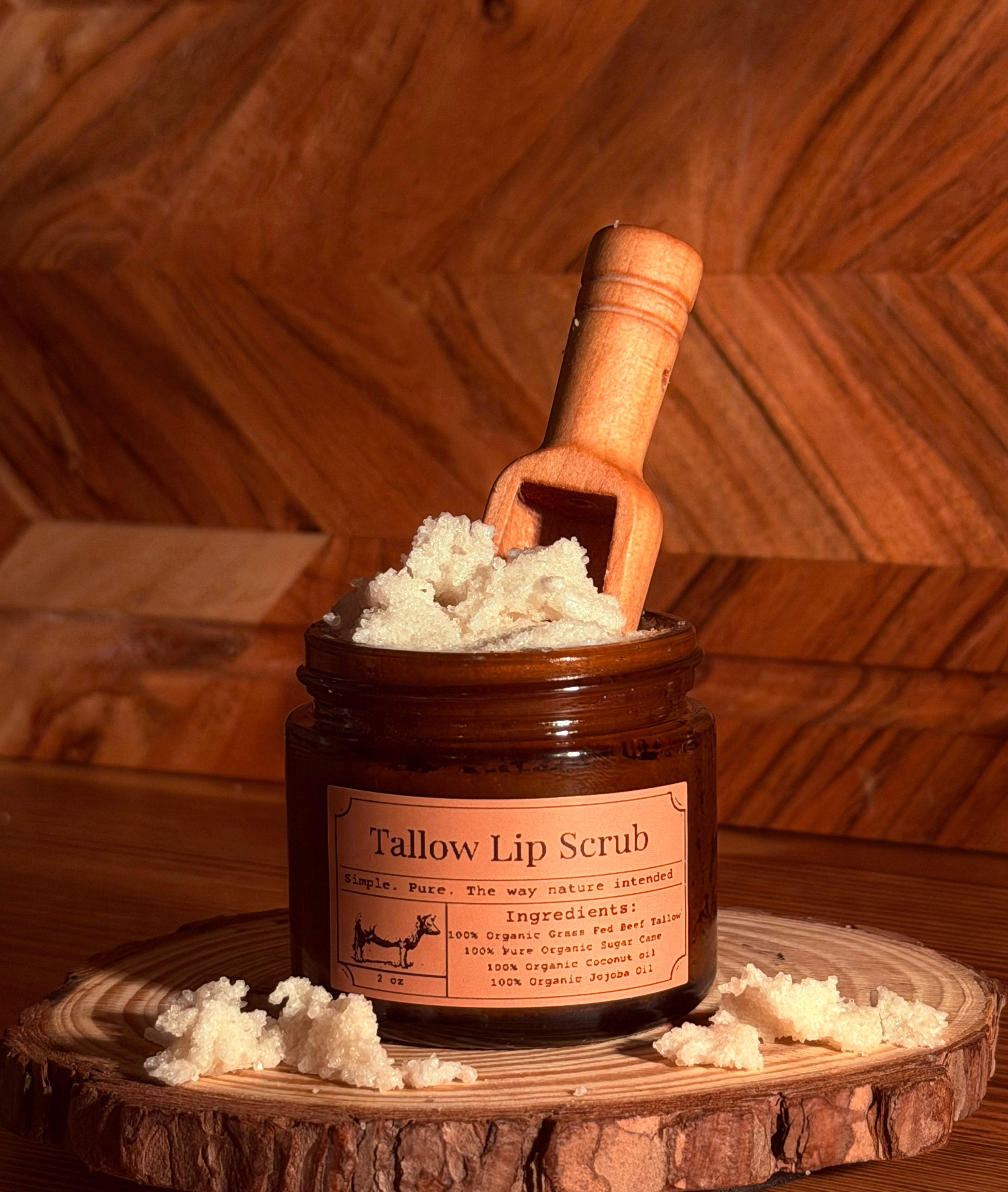 Whipped Tallow Lip Scrub