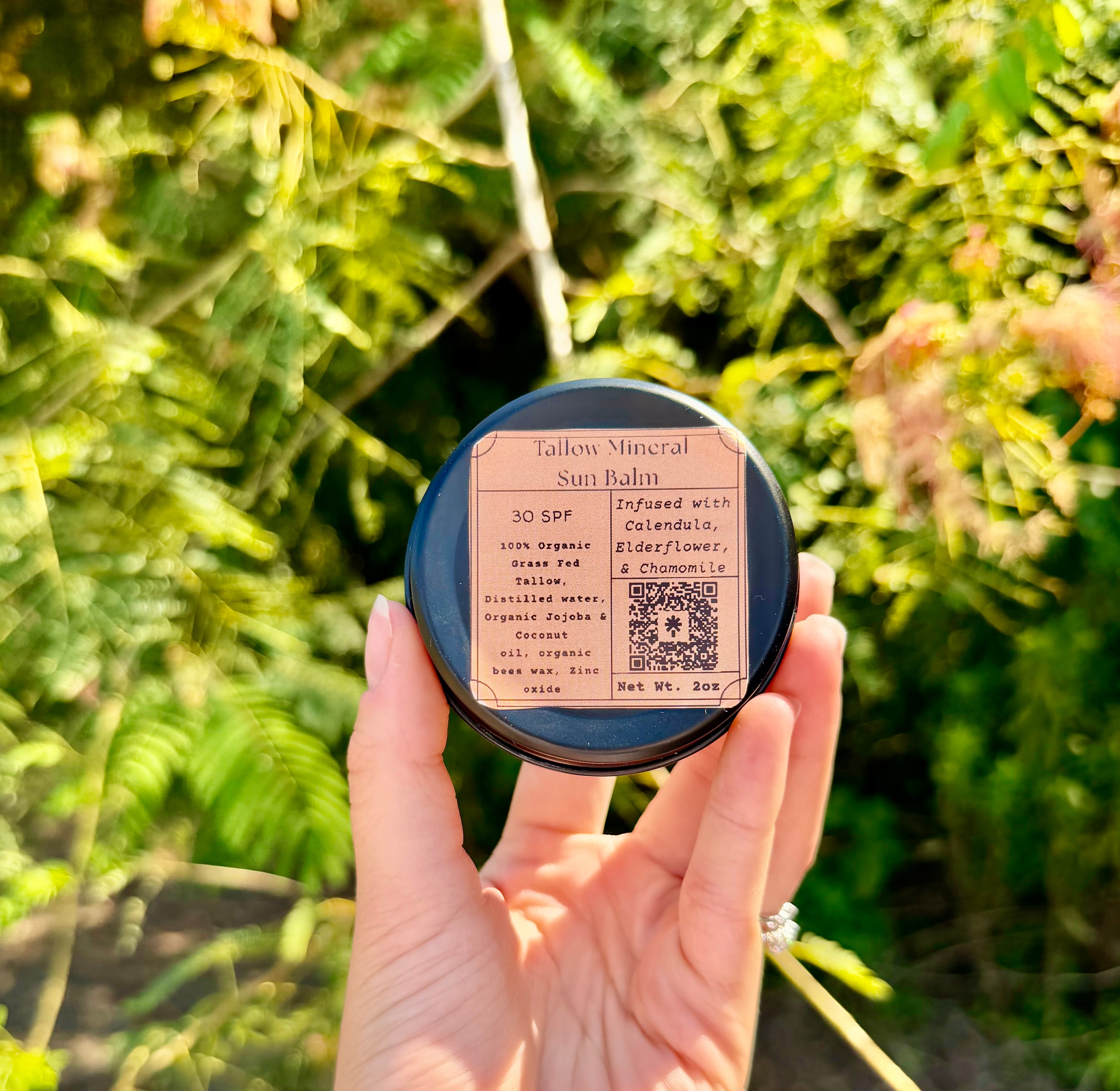 Tallow Mineral Sun Balm -2oz tin