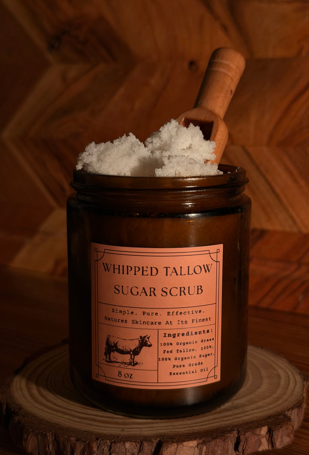 Whipped Tallow Sugar Scrub